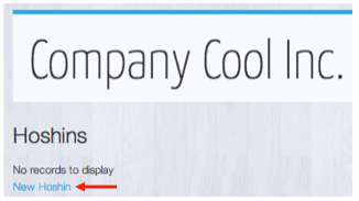 Create New Hoshinplan Create New Hoshinplan